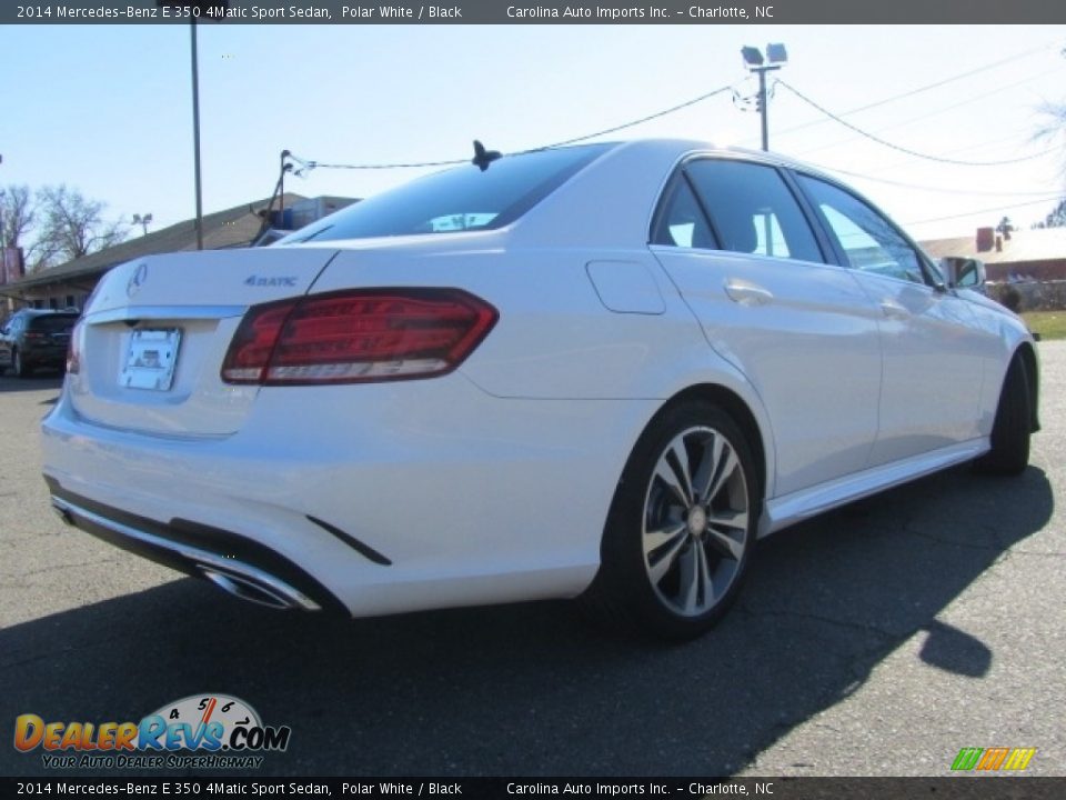 2014 Mercedes-Benz E 350 4Matic Sport Sedan Polar White / Black Photo #10