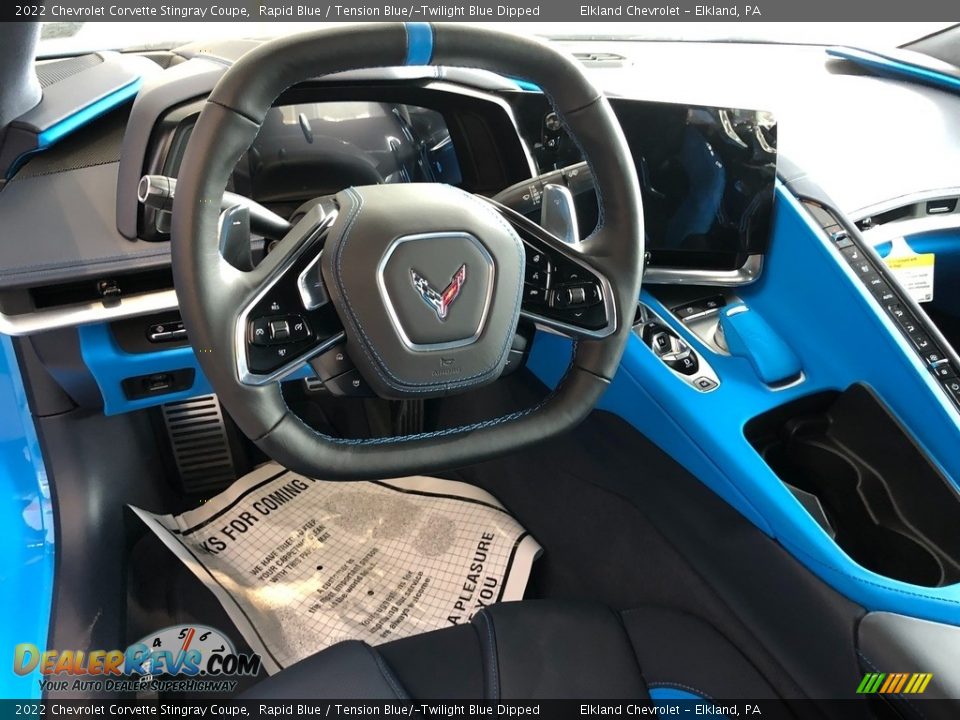 2022 Chevrolet Corvette Stingray Coupe Steering Wheel Photo #12