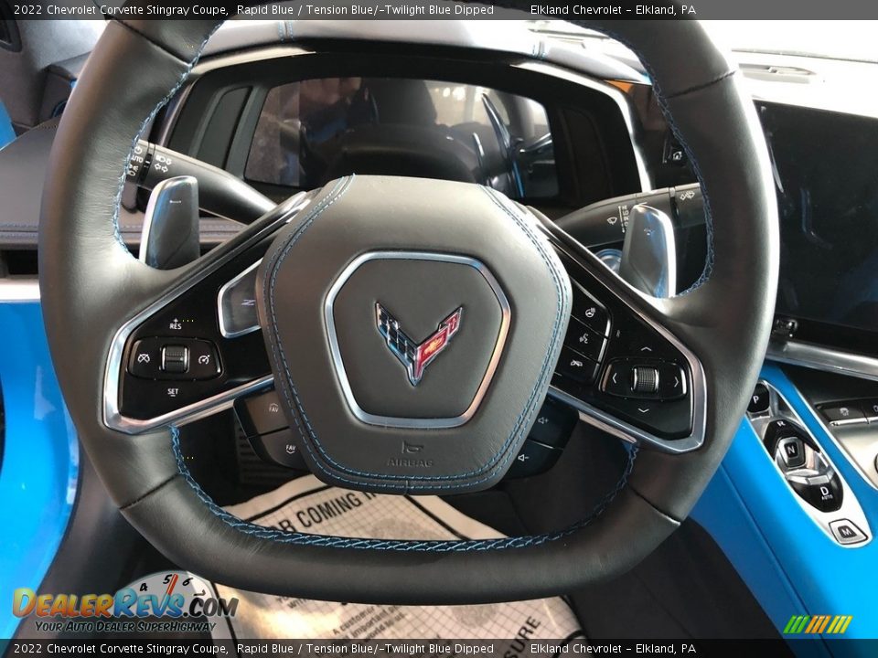 2022 Chevrolet Corvette Stingray Coupe Steering Wheel Photo #13