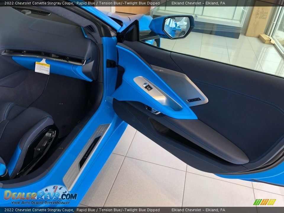 2022 Chevrolet Corvette Stingray Coupe Rapid Blue / Tension Blue/­Twilight Blue Dipped Photo #14