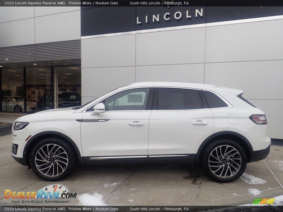 Pristine White 2020 Lincoln Nautilus Reserve AWD Photo #2