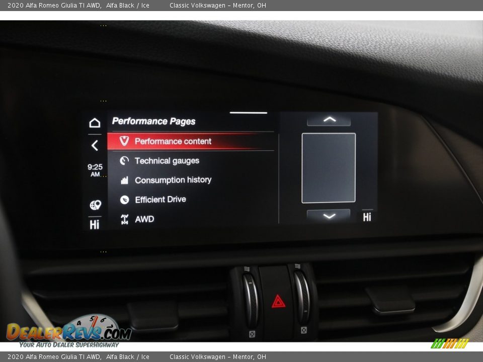 2020 Alfa Romeo Giulia TI AWD Alfa Black / Ice Photo #14