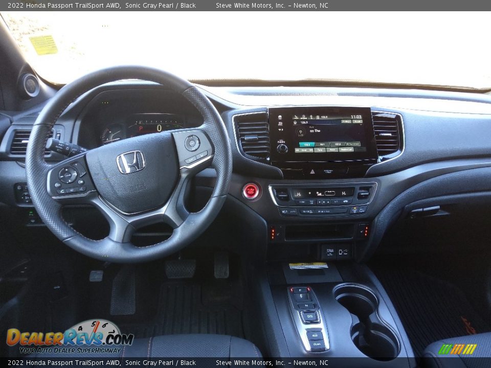 Dashboard of 2022 Honda Passport TrailSport AWD Photo #16