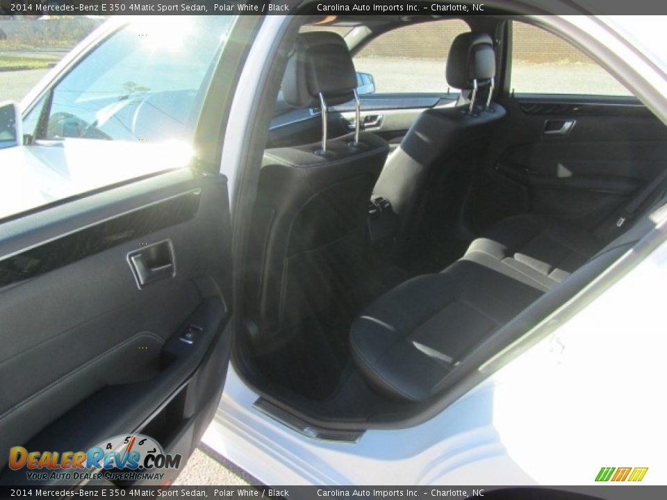 2014 Mercedes-Benz E 350 4Matic Sport Sedan Polar White / Black Photo #20