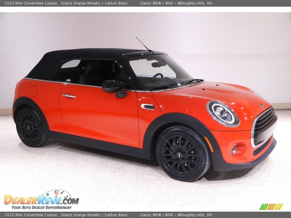 Solaris Orange Metallic 2020 Mini Convertible Cooper Photo #2