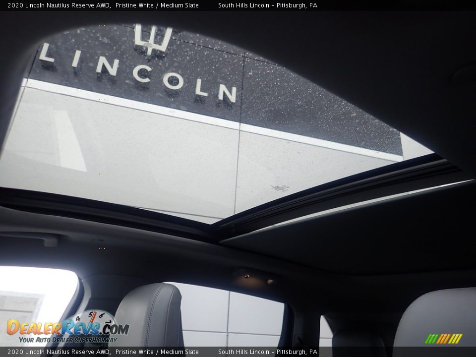 2020 Lincoln Nautilus Reserve AWD Pristine White / Medium Slate Photo #20