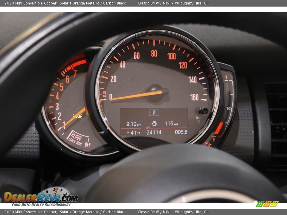 2020 Mini Convertible Cooper Gauges Photo #9