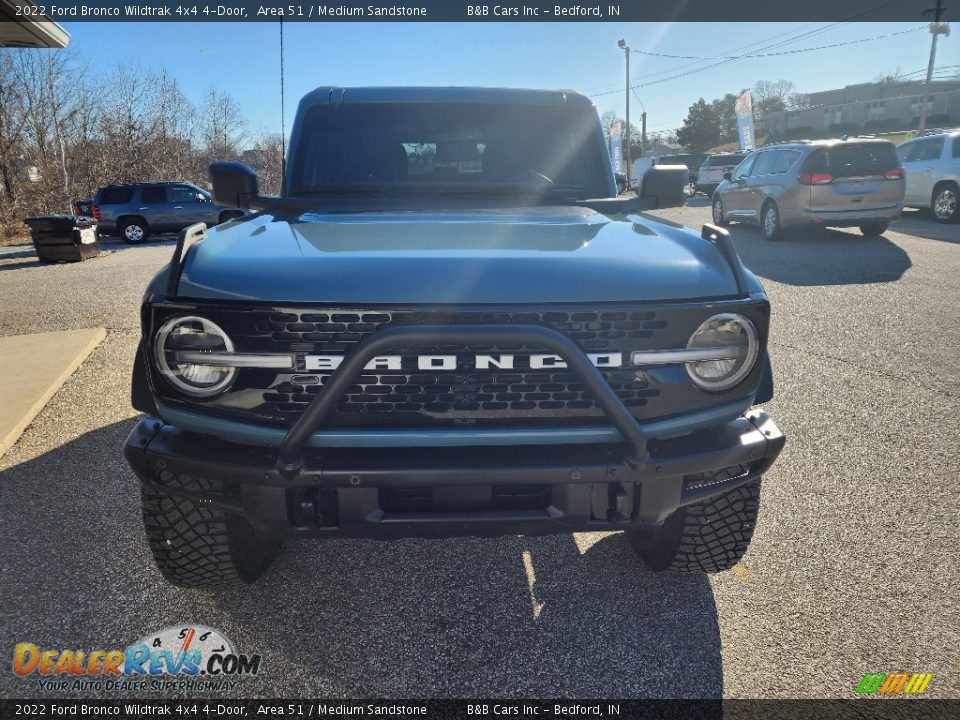 2022 Ford Bronco Wildtrak 4x4 4-Door Area 51 / Medium Sandstone Photo #4