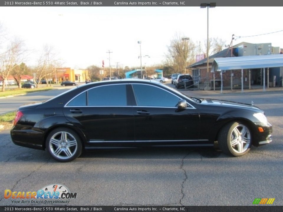 2013 Mercedes-Benz S 550 4Matic Sedan Black / Black Photo #11