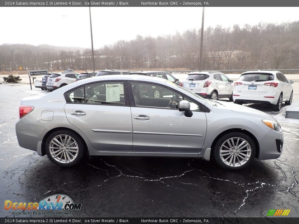 2014 Subaru Impreza 2.0i Limited 4 Door Ice Silver Metallic / Black Photo #8