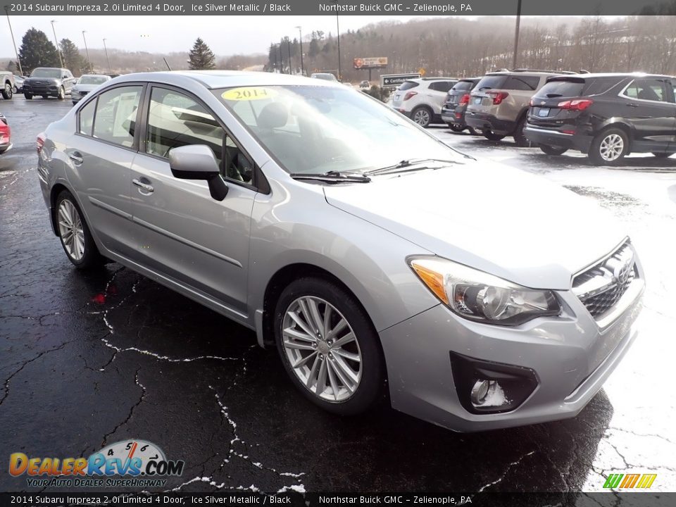 2014 Subaru Impreza 2.0i Limited 4 Door Ice Silver Metallic / Black Photo #9