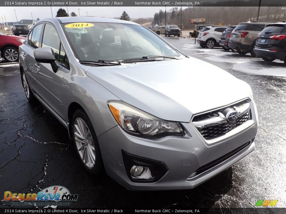 2014 Subaru Impreza 2.0i Limited 4 Door Ice Silver Metallic / Black Photo #10