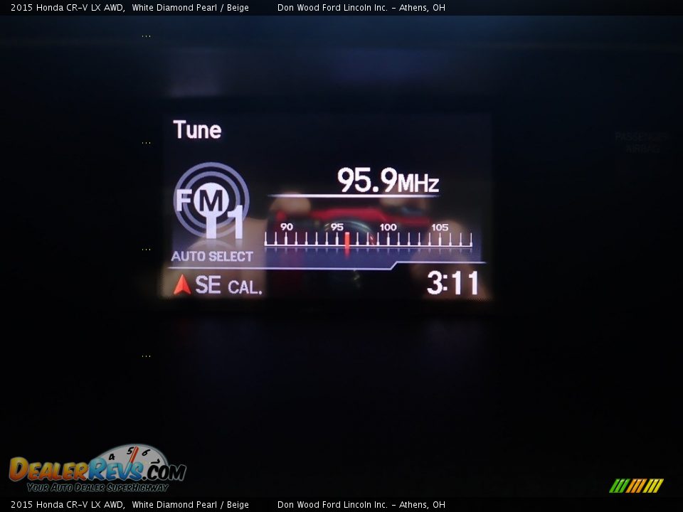 2015 Honda CR-V LX AWD White Diamond Pearl / Beige Photo #24