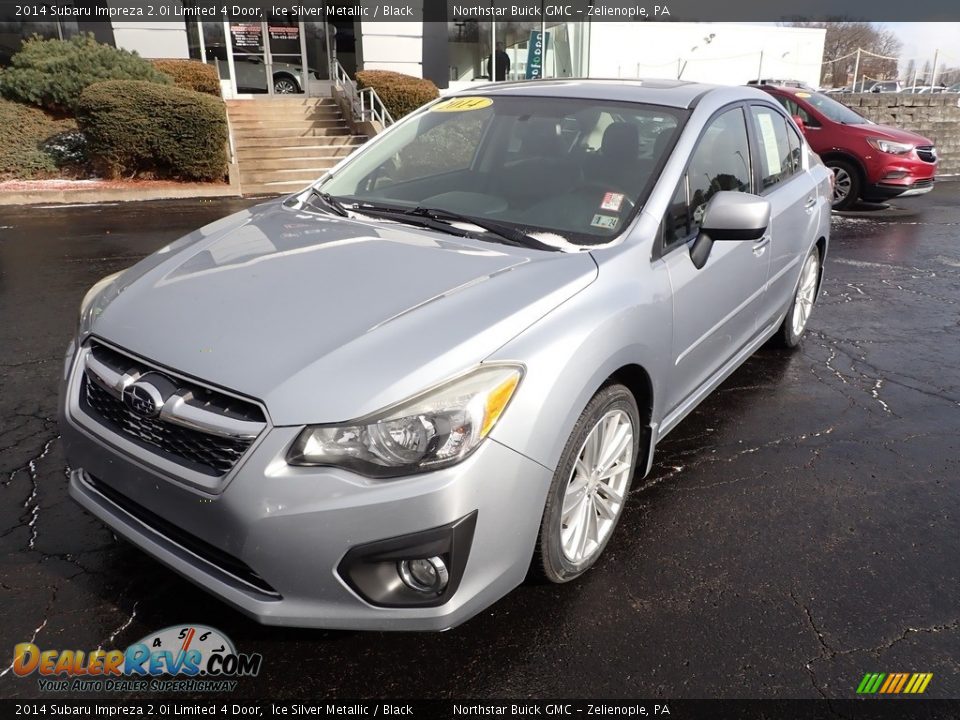 2014 Subaru Impreza 2.0i Limited 4 Door Ice Silver Metallic / Black Photo #12