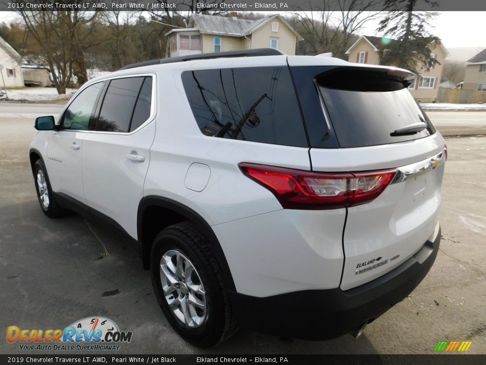 2019 Chevrolet Traverse LT AWD Pearl White / Jet Black Photo #9