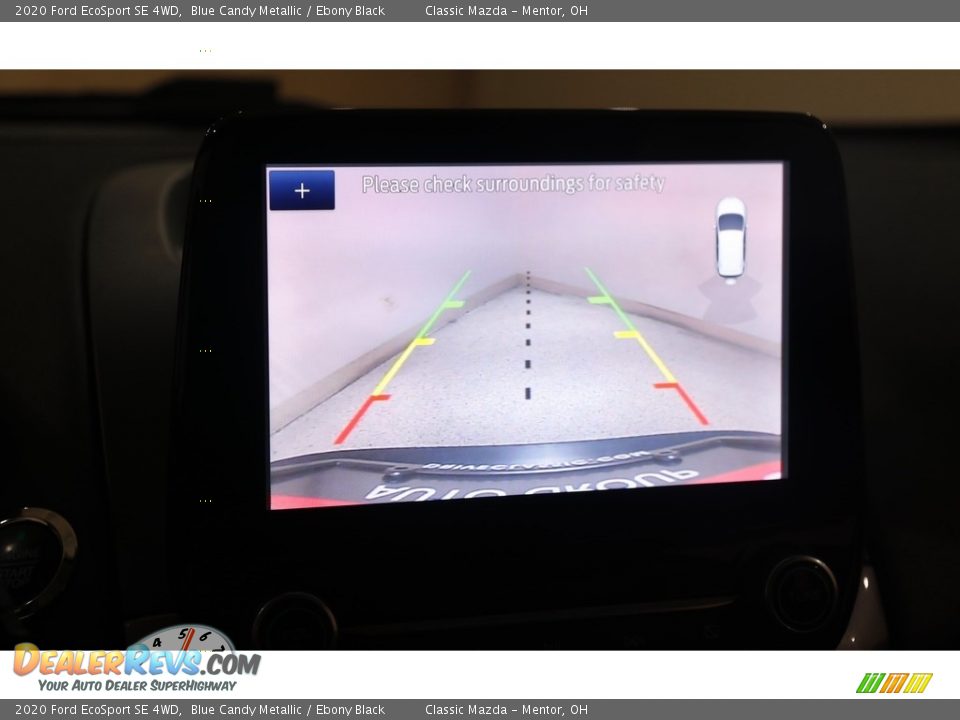 2020 Ford EcoSport SE 4WD Blue Candy Metallic / Ebony Black Photo #12