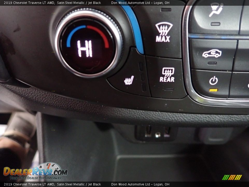 2019 Chevrolet Traverse LT AWD Satin Steel Metallic / Jet Black Photo #4
