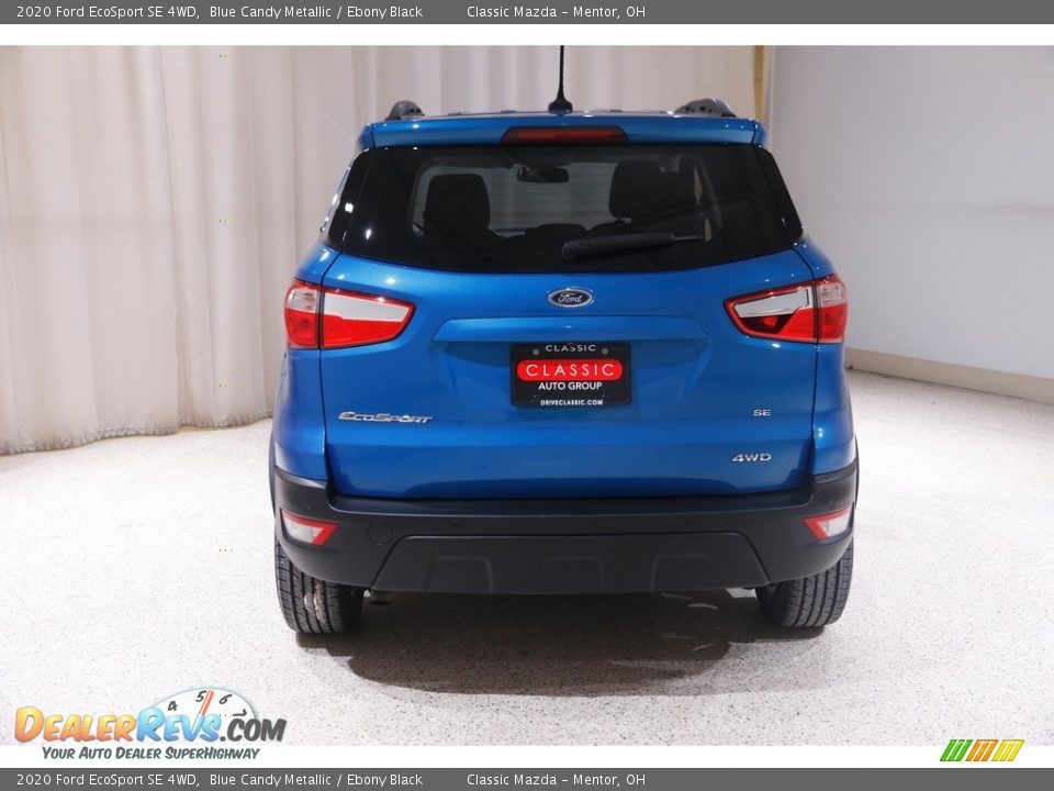 2020 Ford EcoSport SE 4WD Blue Candy Metallic / Ebony Black Photo #18