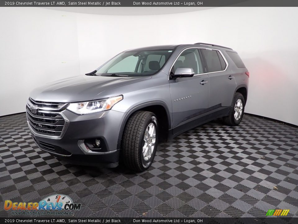 2019 Chevrolet Traverse LT AWD Satin Steel Metallic / Jet Black Photo #6