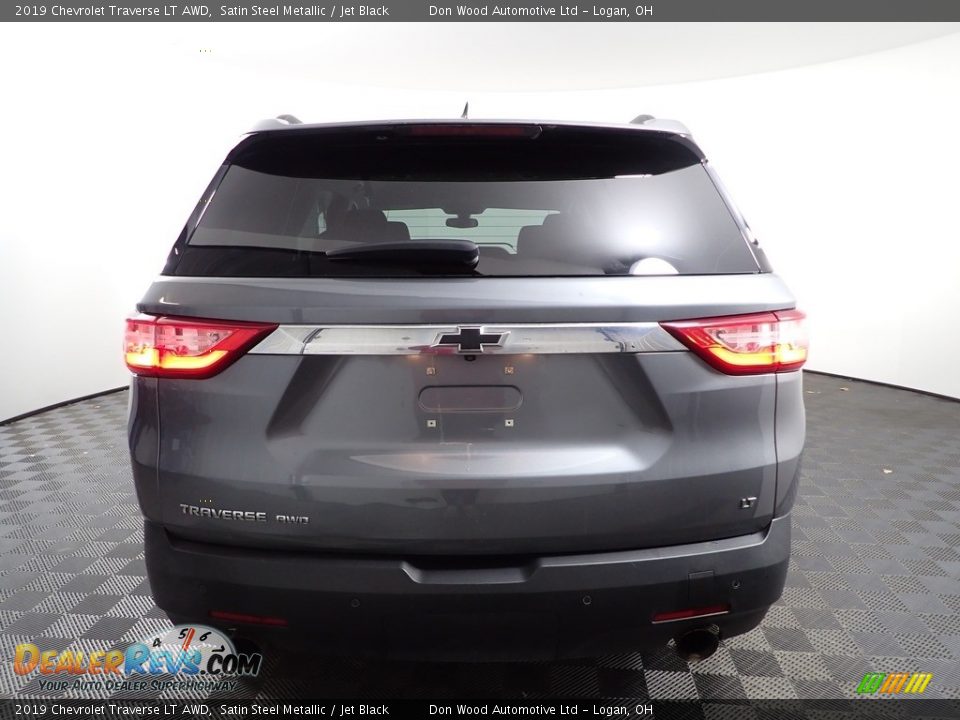 2019 Chevrolet Traverse LT AWD Satin Steel Metallic / Jet Black Photo #8