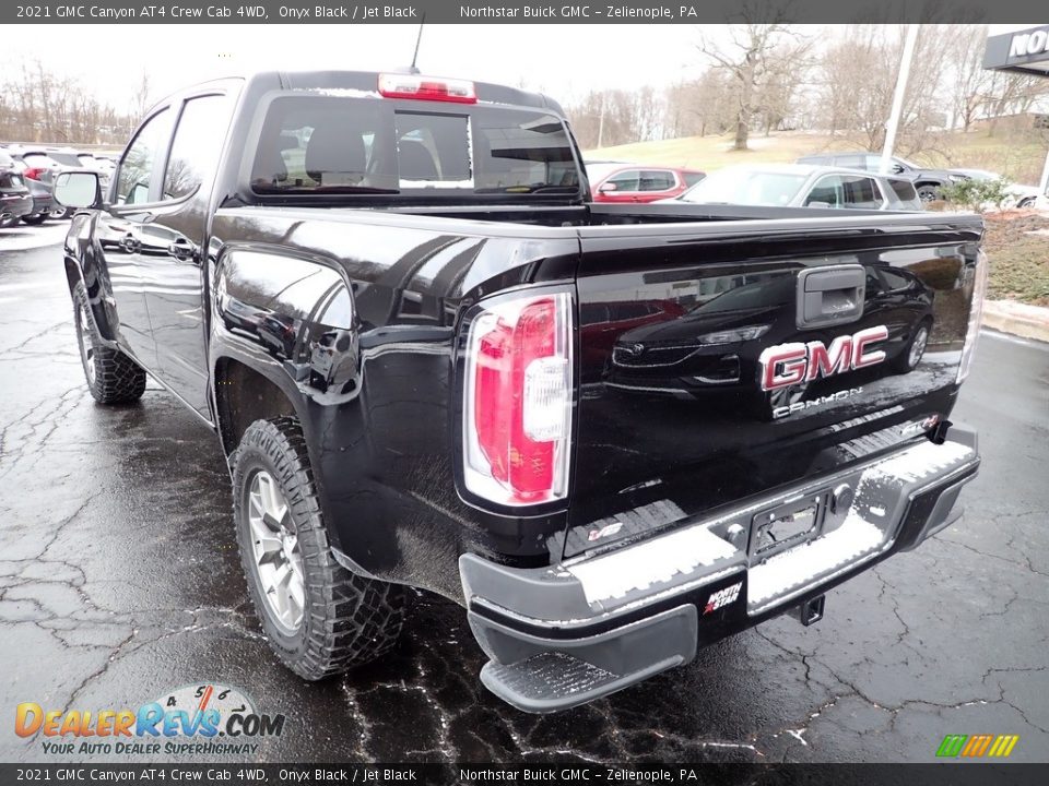 2021 GMC Canyon AT4 Crew Cab 4WD Onyx Black / Jet Black Photo #4