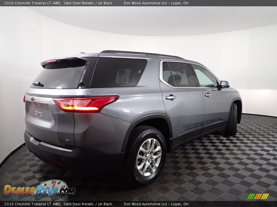 2019 Chevrolet Traverse LT AWD Satin Steel Metallic / Jet Black Photo #11