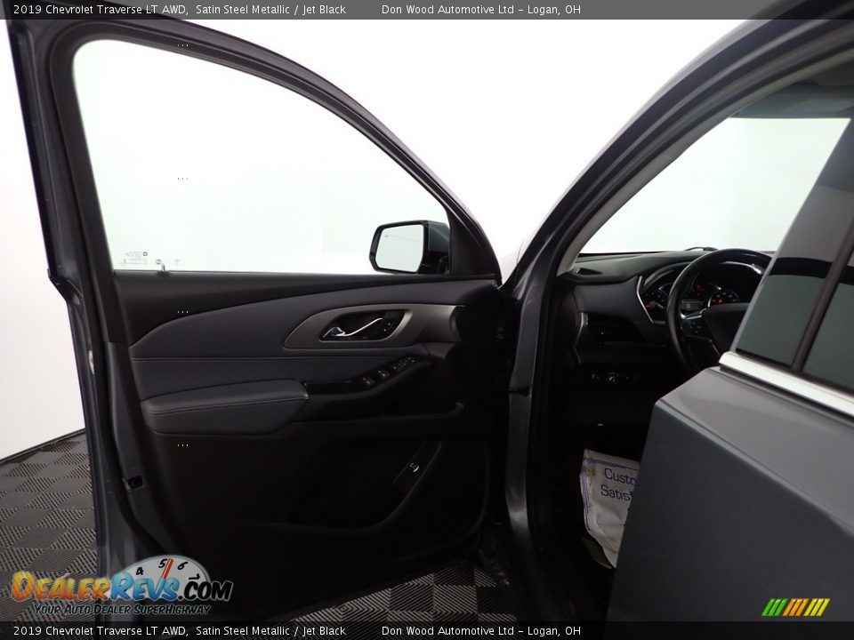 2019 Chevrolet Traverse LT AWD Satin Steel Metallic / Jet Black Photo #12