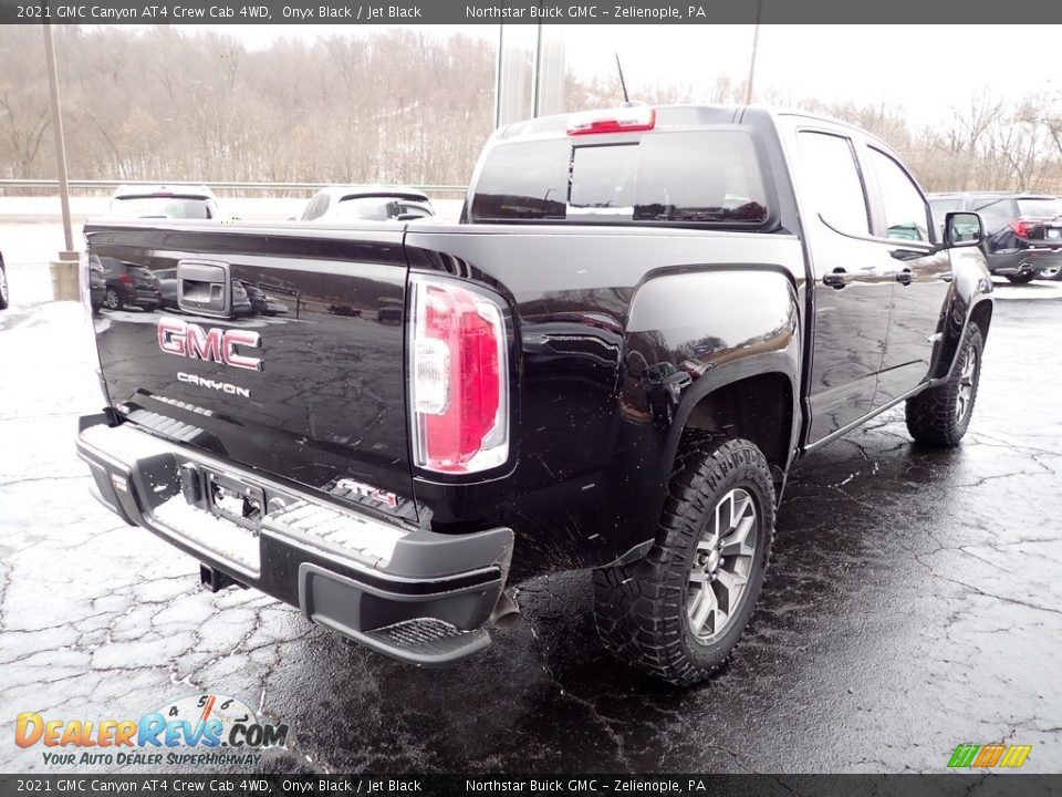 2021 GMC Canyon AT4 Crew Cab 4WD Onyx Black / Jet Black Photo #6