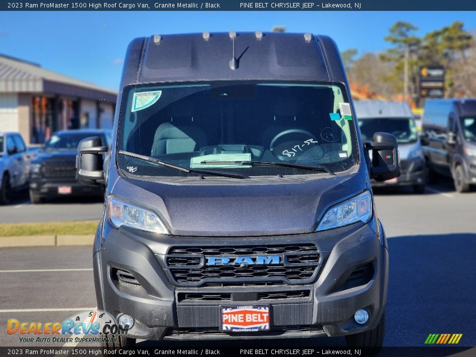 2023 Ram ProMaster 1500 High Roof Cargo Van Granite Metallic / Black Photo #2