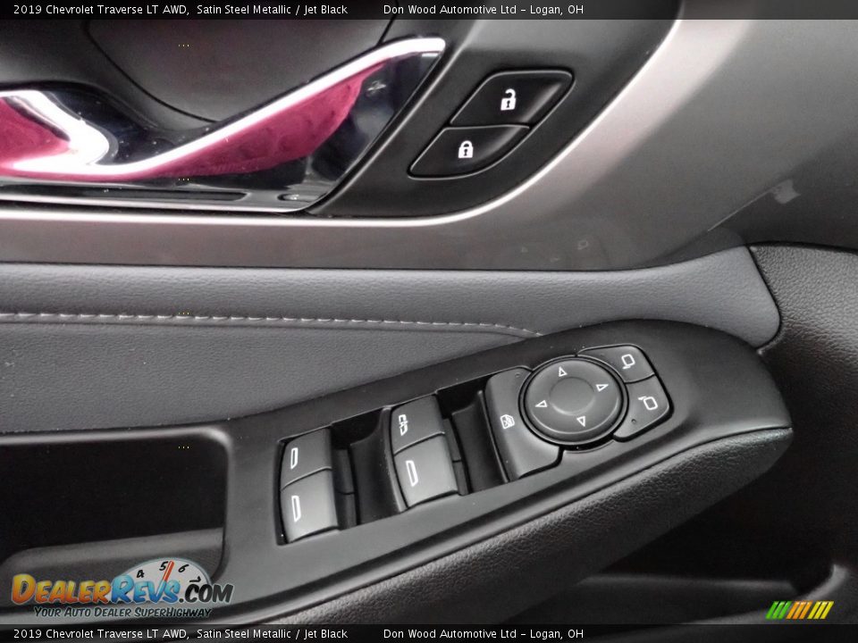 2019 Chevrolet Traverse LT AWD Satin Steel Metallic / Jet Black Photo #13
