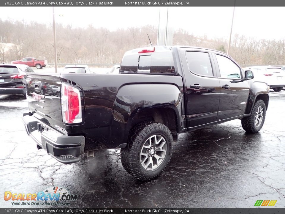 2021 GMC Canyon AT4 Crew Cab 4WD Onyx Black / Jet Black Photo #7