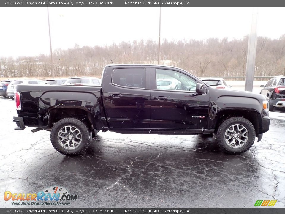 Onyx Black 2021 GMC Canyon AT4 Crew Cab 4WD Photo #8