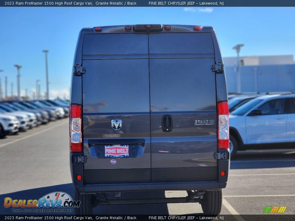 2023 Ram ProMaster 1500 High Roof Cargo Van Granite Metallic / Black Photo #6