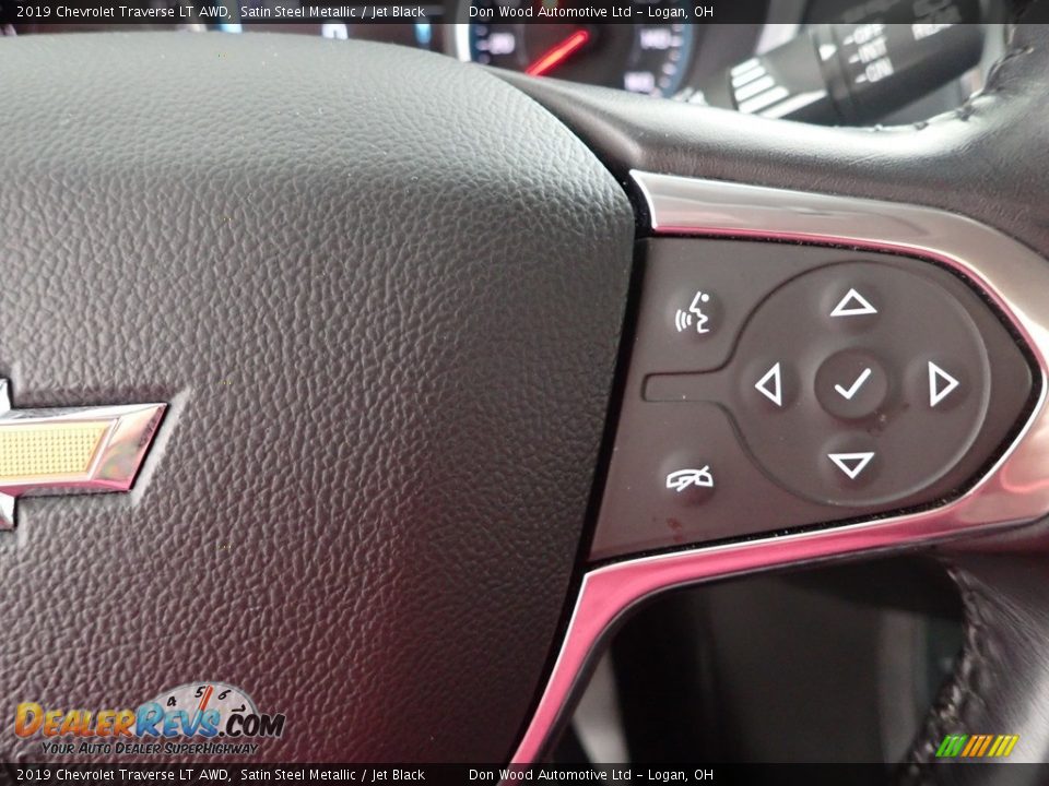 2019 Chevrolet Traverse LT AWD Satin Steel Metallic / Jet Black Photo #18