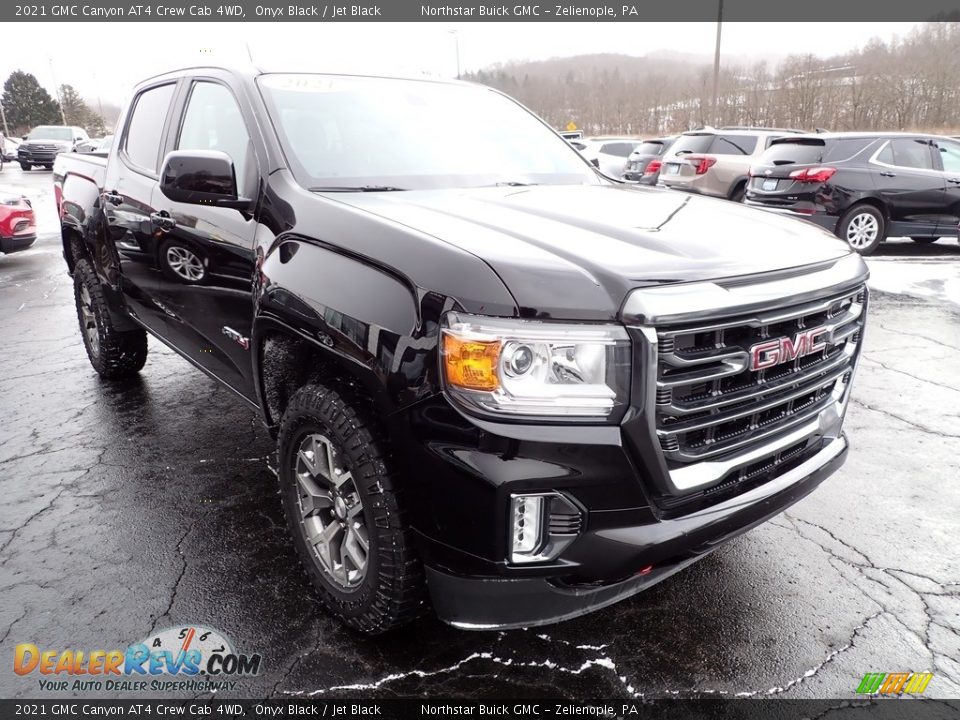 Onyx Black 2021 GMC Canyon AT4 Crew Cab 4WD Photo #10