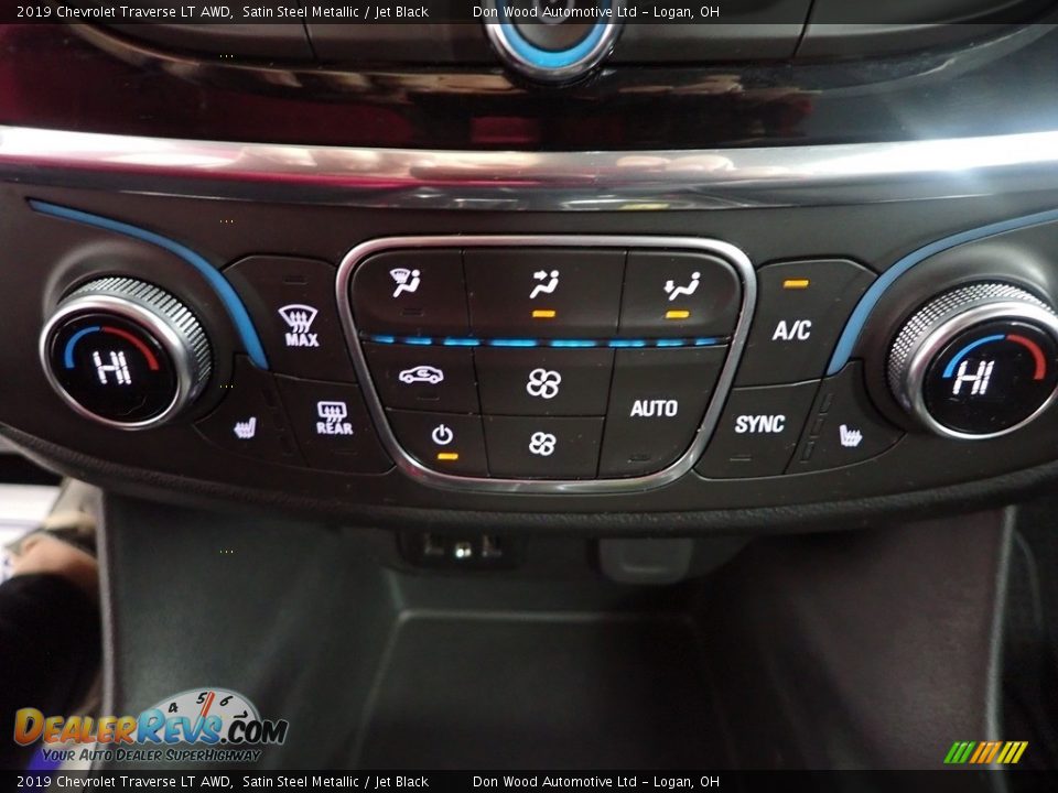 2019 Chevrolet Traverse LT AWD Satin Steel Metallic / Jet Black Photo #20