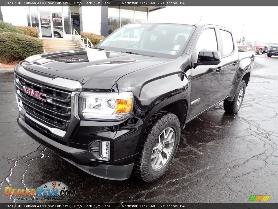 Onyx Black 2021 GMC Canyon AT4 Crew Cab 4WD Photo #12