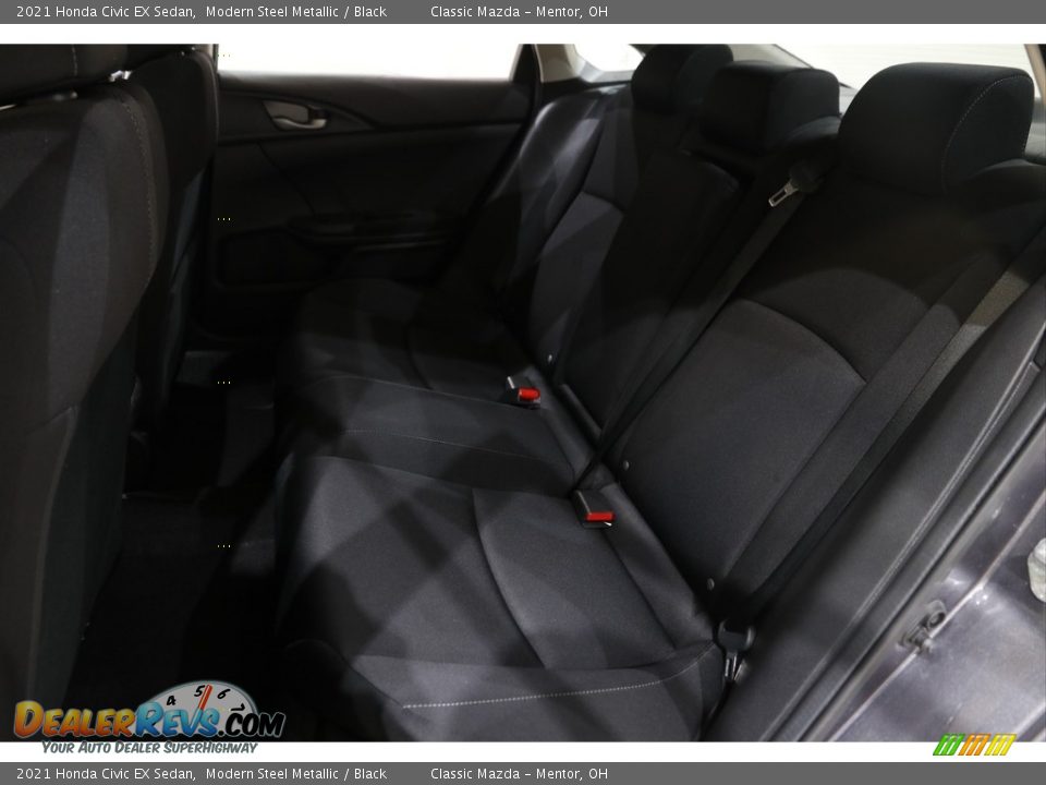 2021 Honda Civic EX Sedan Modern Steel Metallic / Black Photo #18