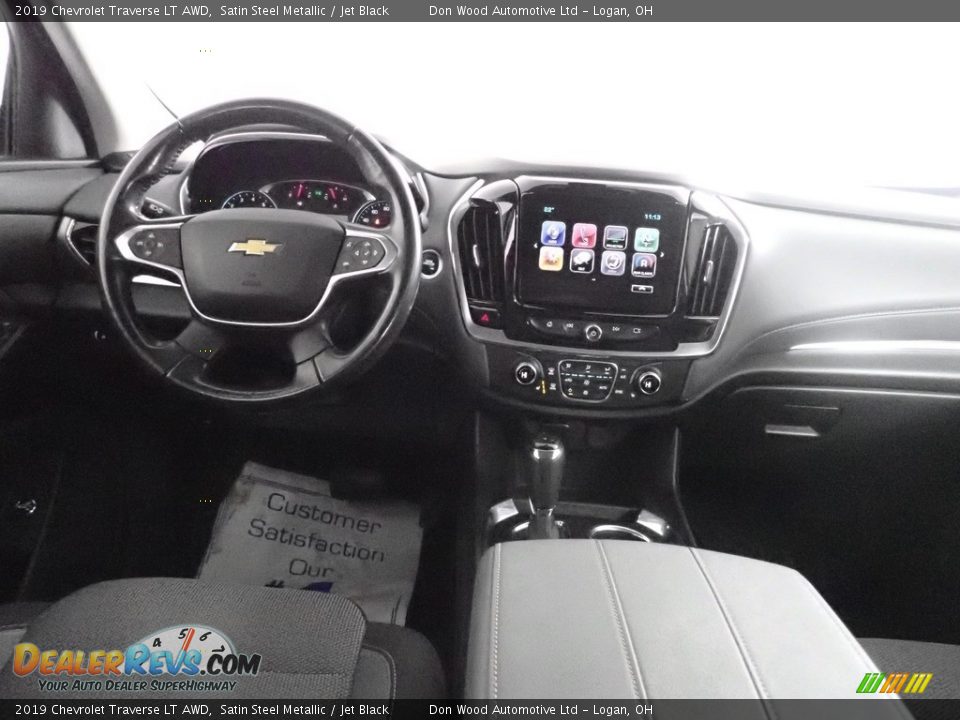 2019 Chevrolet Traverse LT AWD Satin Steel Metallic / Jet Black Photo #25