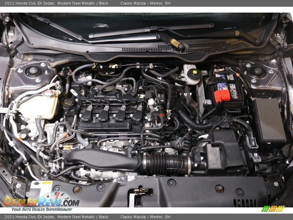 2021 Honda Civic EX Sedan Modern Steel Metallic / Black Photo #20