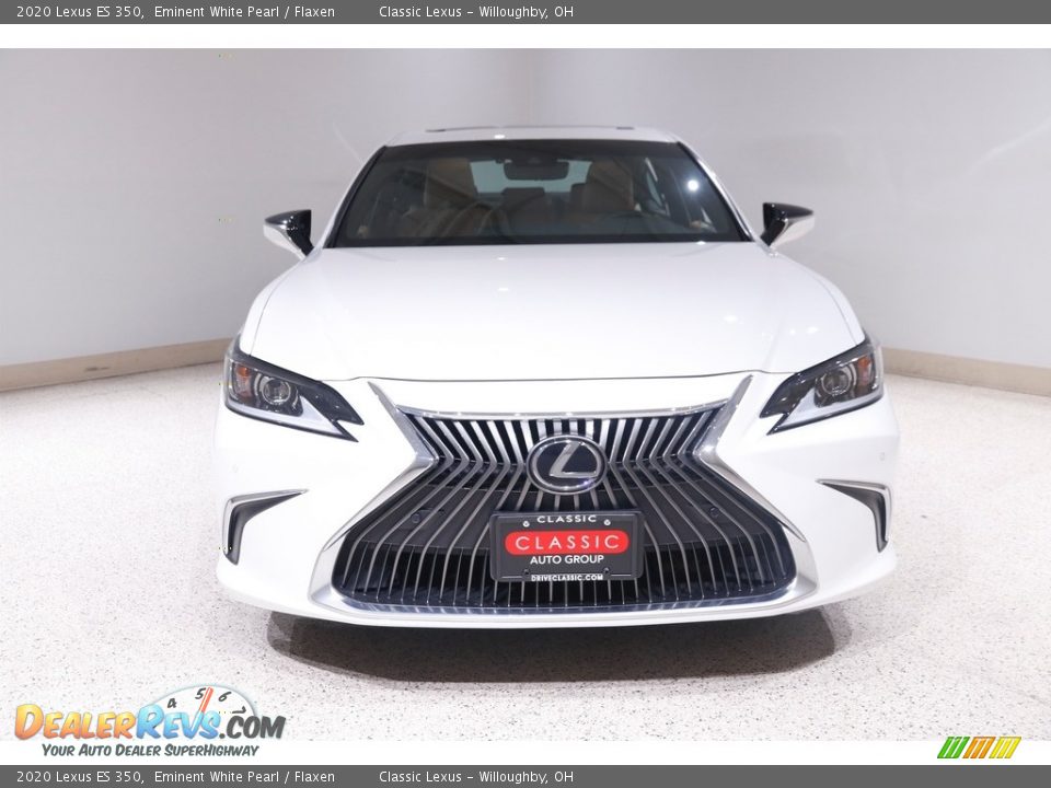 2020 Lexus ES 350 Eminent White Pearl / Flaxen Photo #2