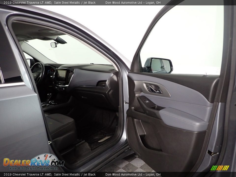 2019 Chevrolet Traverse LT AWD Satin Steel Metallic / Jet Black Photo #27