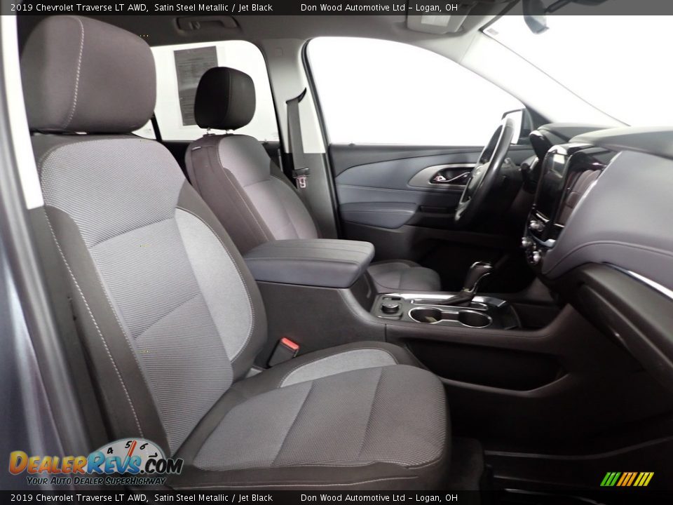 2019 Chevrolet Traverse LT AWD Satin Steel Metallic / Jet Black Photo #28