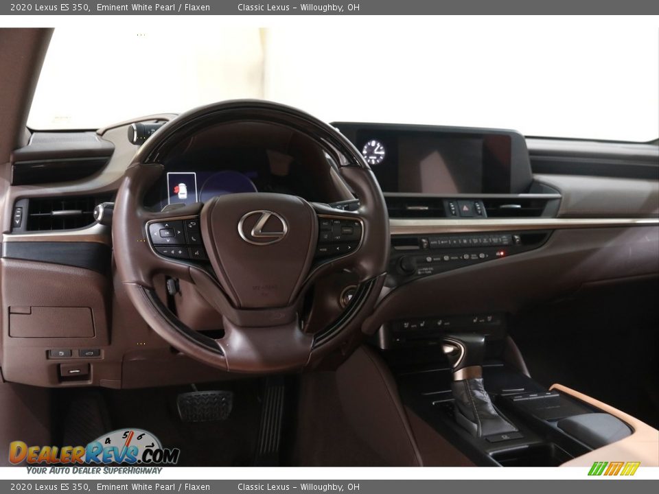 2020 Lexus ES 350 Eminent White Pearl / Flaxen Photo #6