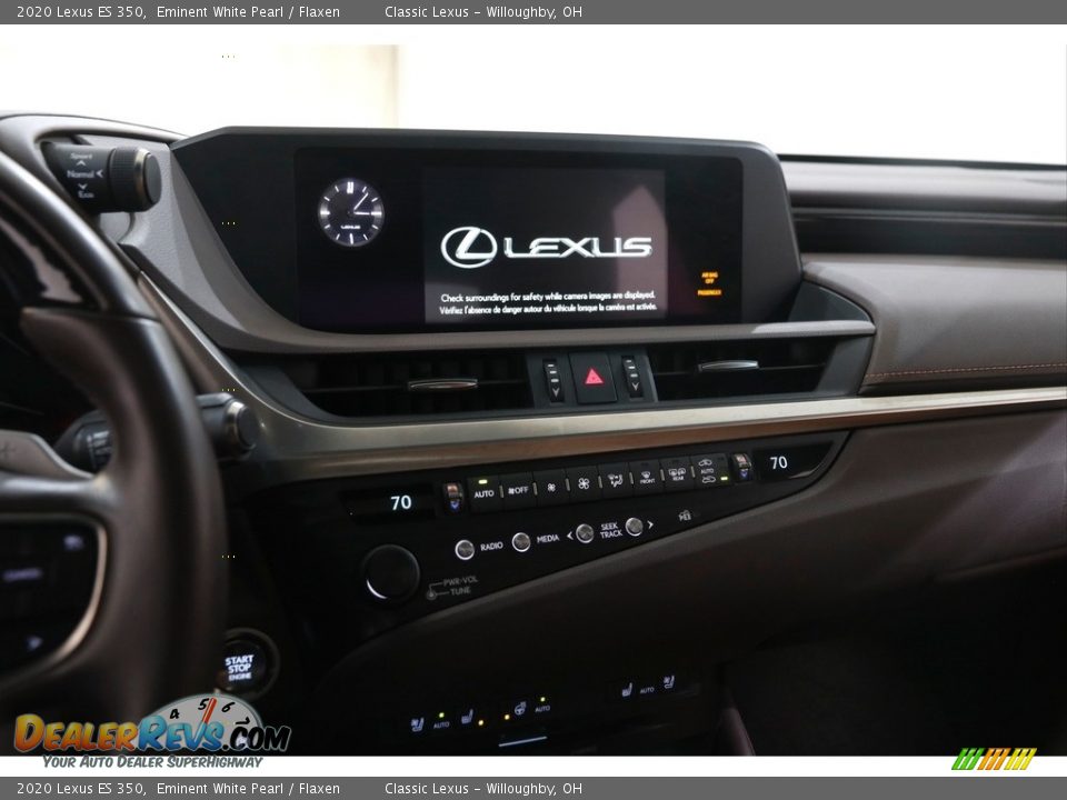 2020 Lexus ES 350 Eminent White Pearl / Flaxen Photo #9