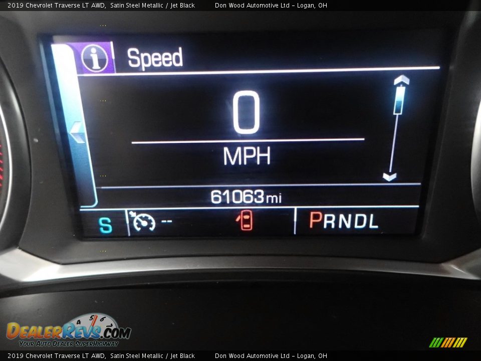 2019 Chevrolet Traverse LT AWD Satin Steel Metallic / Jet Black Photo #33
