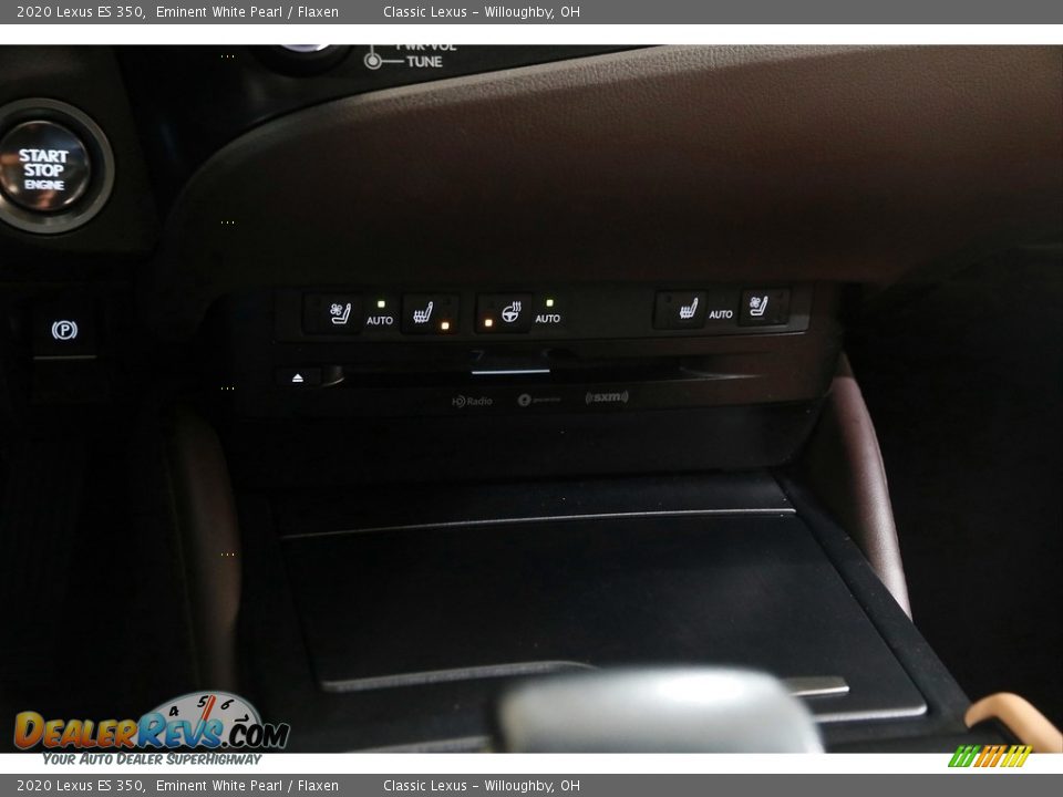 2020 Lexus ES 350 Eminent White Pearl / Flaxen Photo #12