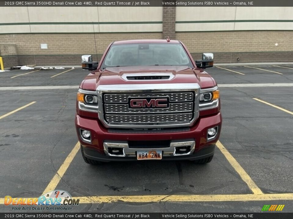 2019 GMC Sierra 3500HD Denali Crew Cab 4WD Red Quartz Tintcoat / Jet Black Photo #2