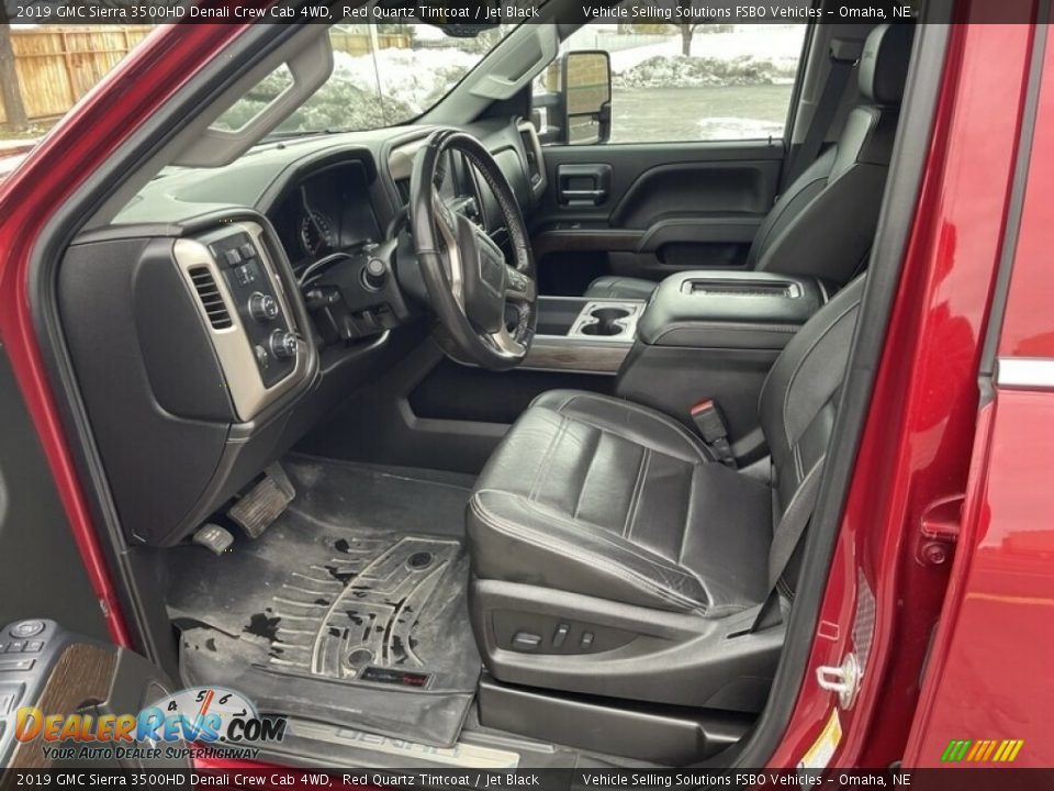 2019 GMC Sierra 3500HD Denali Crew Cab 4WD Red Quartz Tintcoat / Jet Black Photo #3