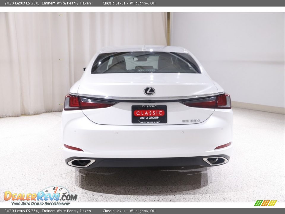 2020 Lexus ES 350 Eminent White Pearl / Flaxen Photo #18